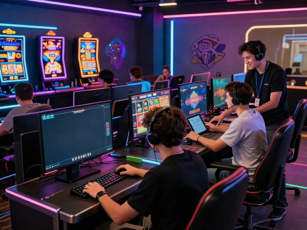 A80 online gaming platform with players enjoying various casino games in a lively, colorful environment.