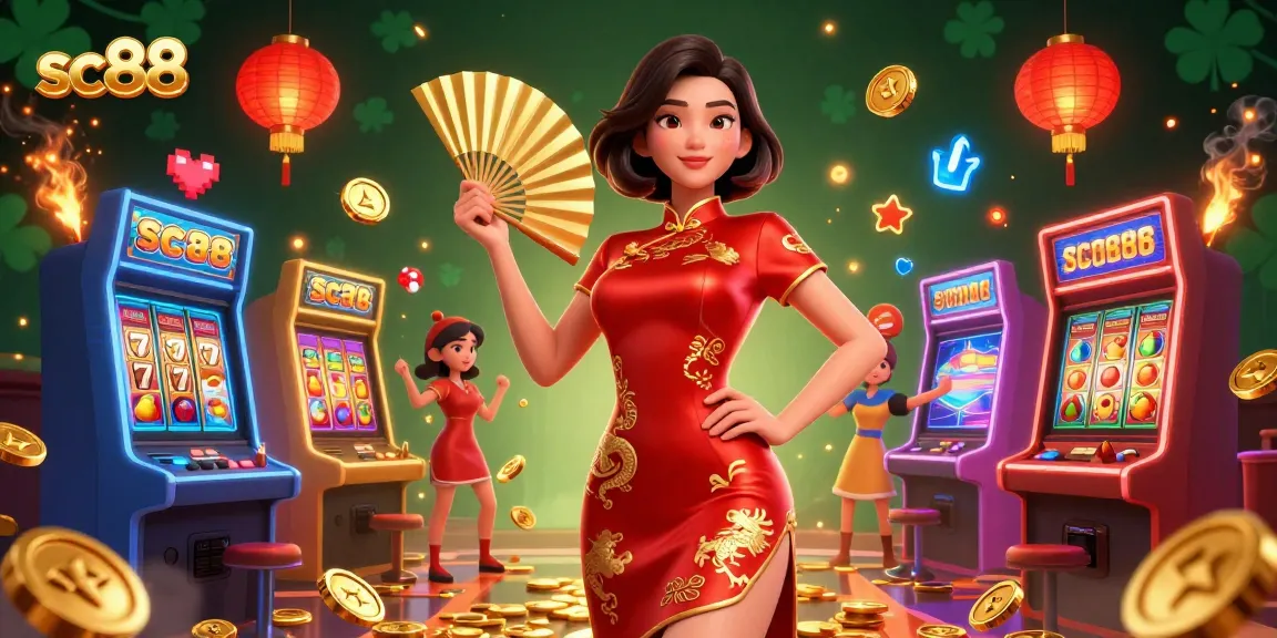 Enjoy the excitement of sc88 while playing thrilling slot games with colorful characters and vibrant casino elements.