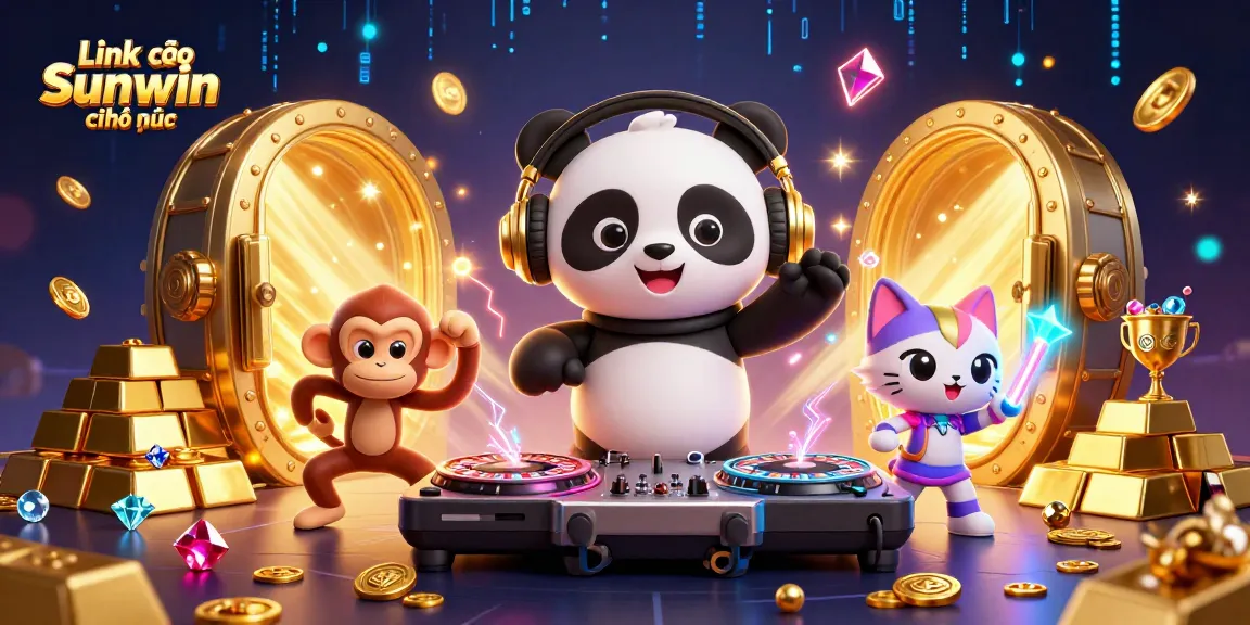 Experience thrilling gaming vibes at Link vào Sunwin chính thức with vibrant casino illustrations.