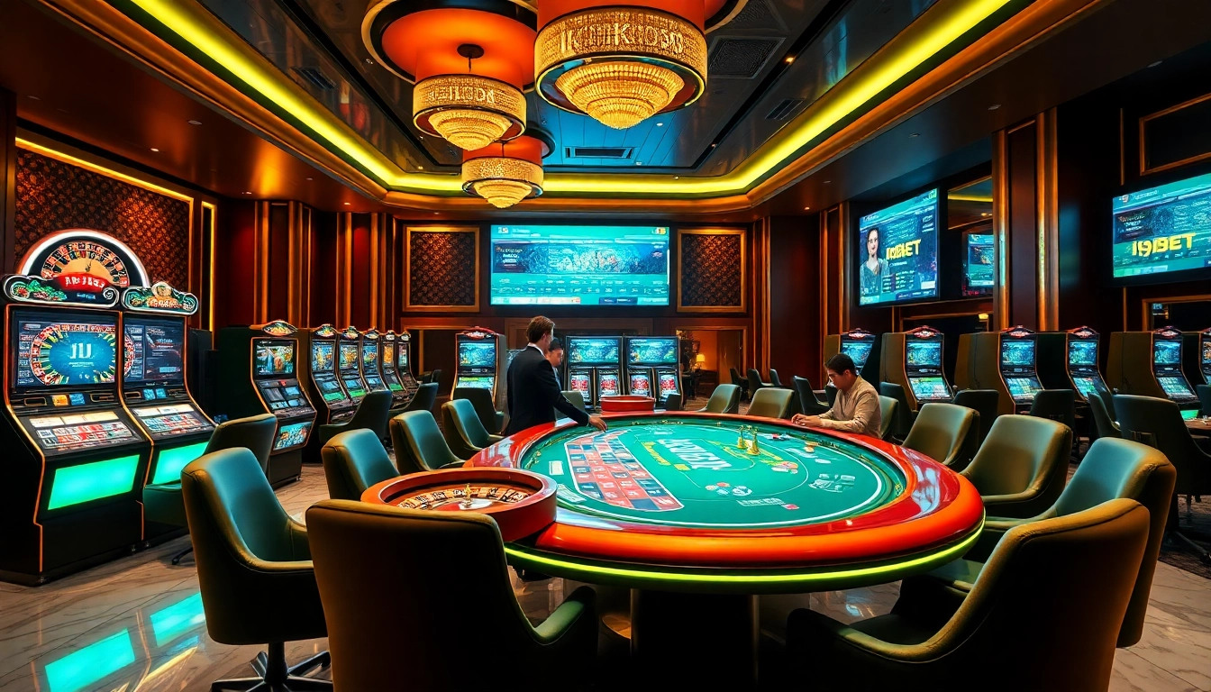 Experience the elegance of i9bet with thrilling slots, poker tables, and a vibrant online interface.