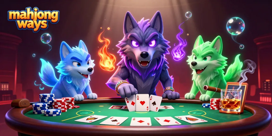 Experience mahjong ways gaming with vibrant visuals of poker elements and dynamic characters.