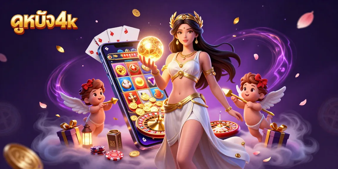 Experience ดูหนัง4k with vibrant characters and casino elements revealing exciting games.