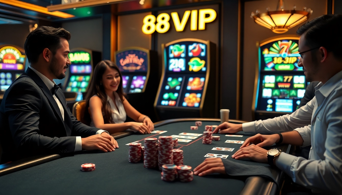 Experience the thrill of gambling at the high-stakes poker table at 68VIP casino.