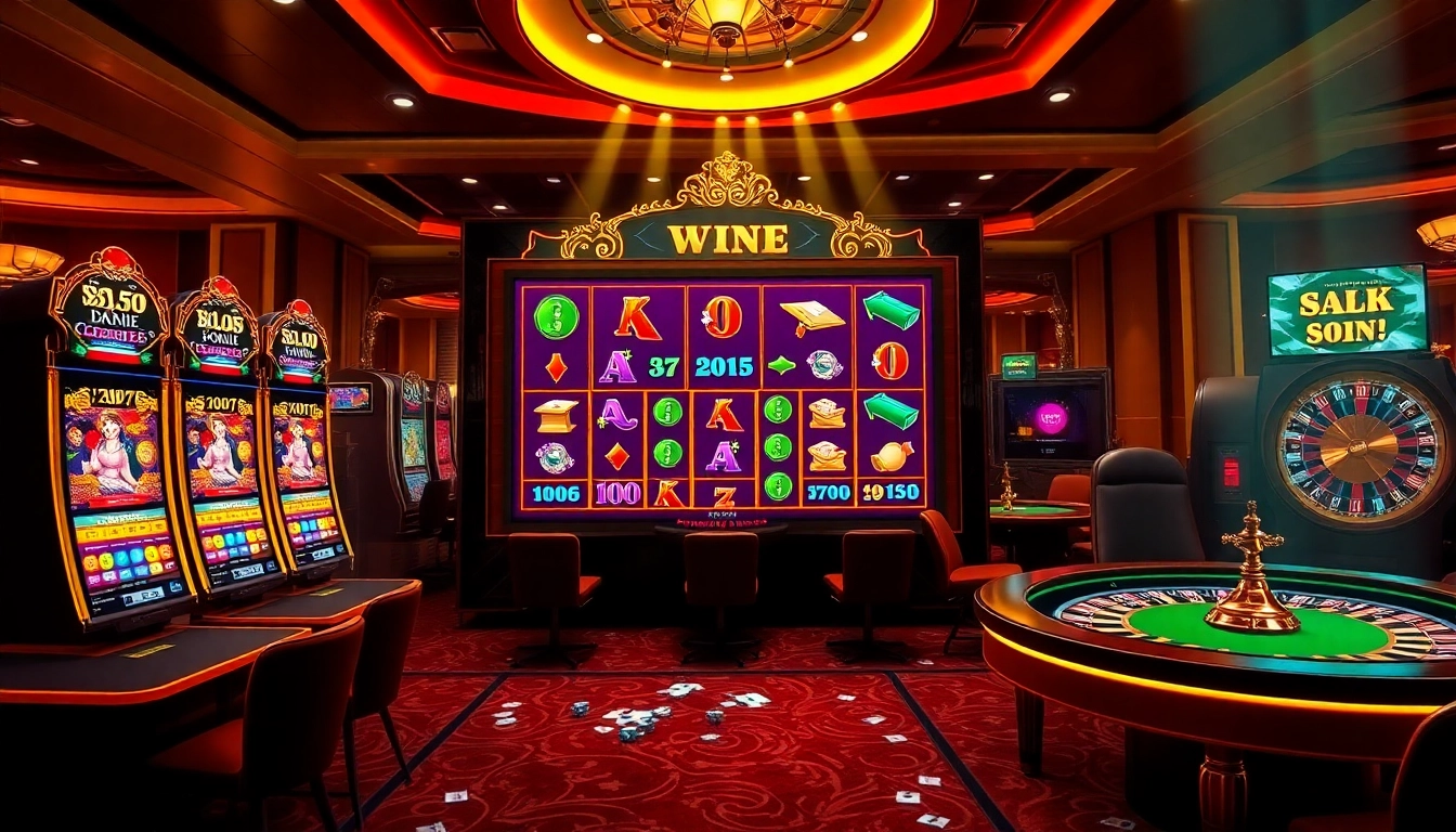 Exciting gaming action displaying daftar nekatwin with vibrant slot machines and engaging gameplay elements.