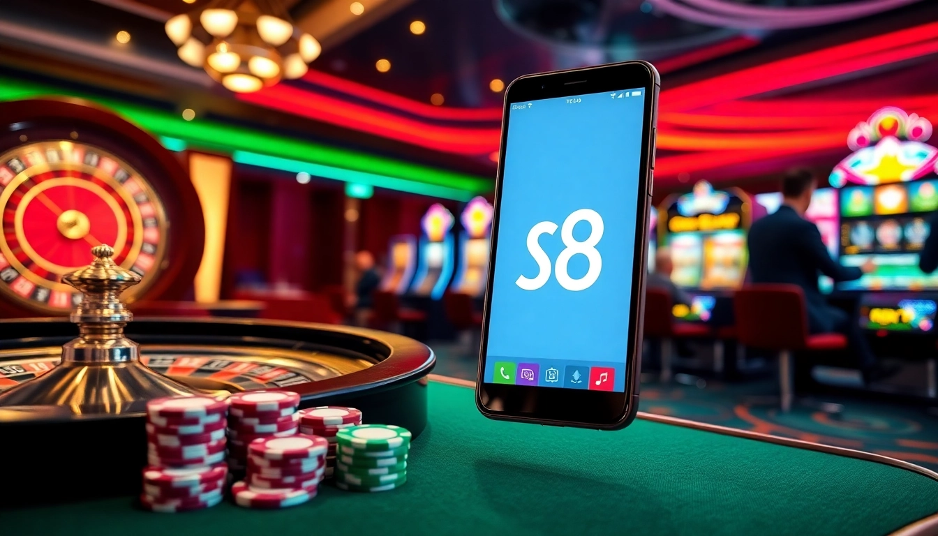 Experience the thrill of live gaming with the s8 app featuring exciting casino games.
