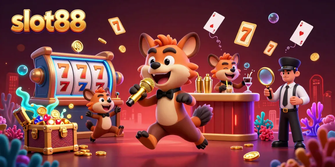 Menangkan jackpot di slot88 dengan gaya, tampilkan hyena lucu di klub kasino siap menghancurkan momen!