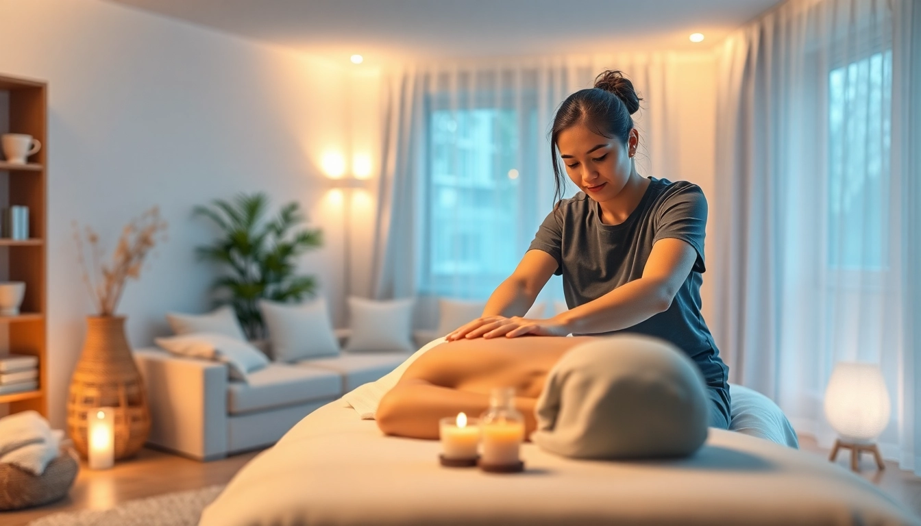 Experience 오산출장마사지 with a professional therapist in a tranquil home setting.
