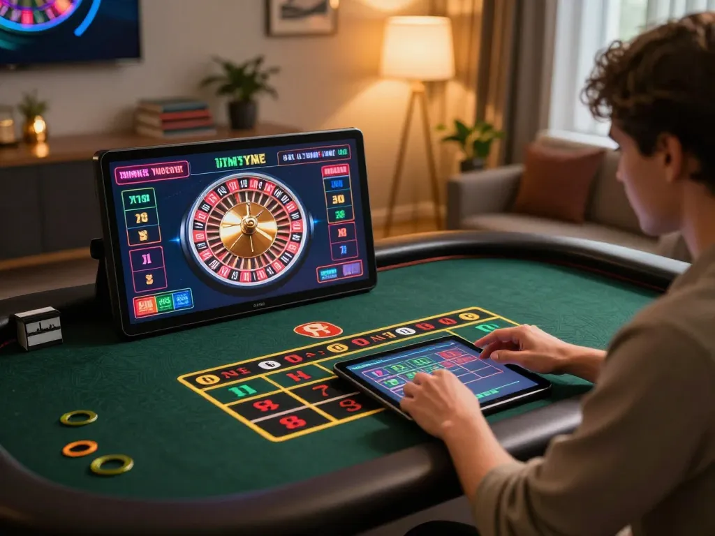 Engaging in casinos not on gamstop online gameplay with a live dealer roulette experience.