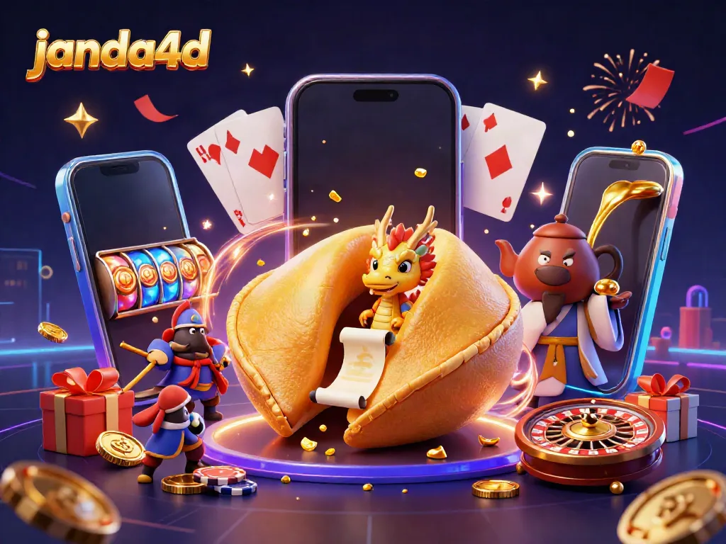 janda4d menyajikan ilustrasi 3D permainan kasino yang menarik dengan elemen slot dan keberuntungan.