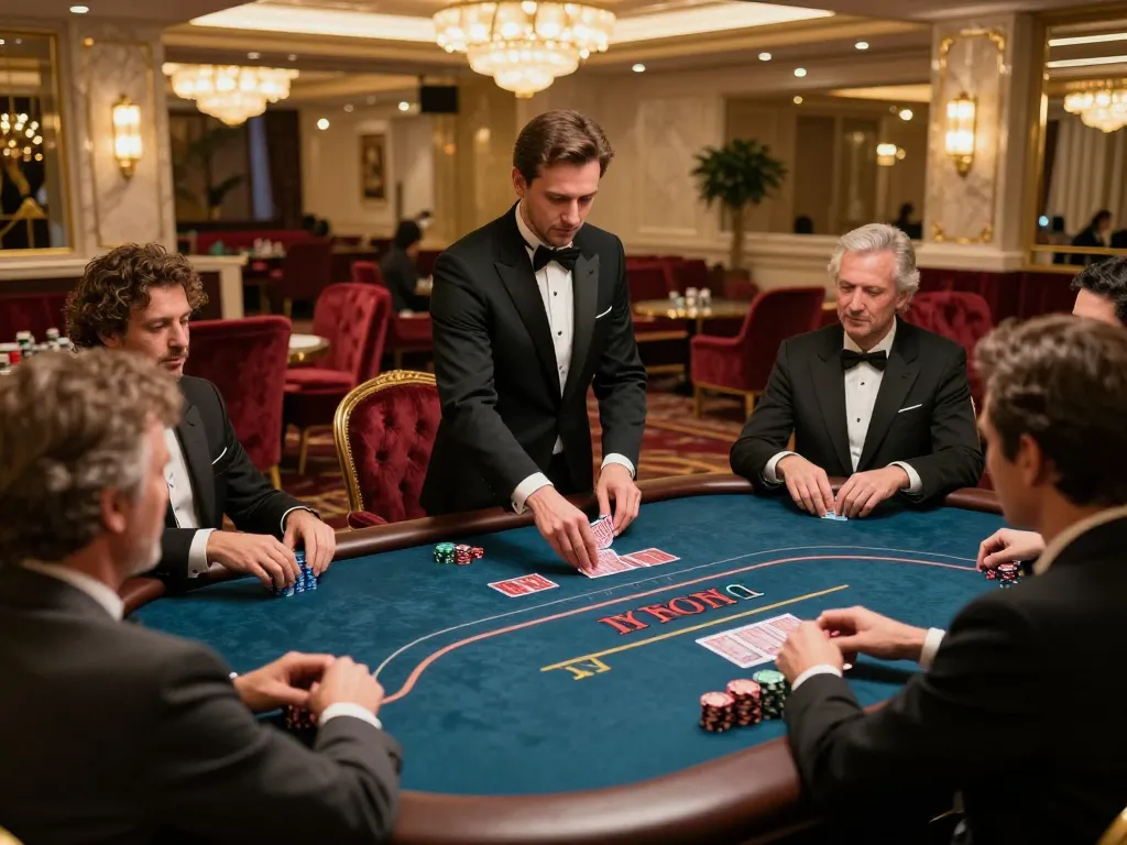 Experience high-stakes gameplay at dh88 with strategic poker action in a luxury setting.