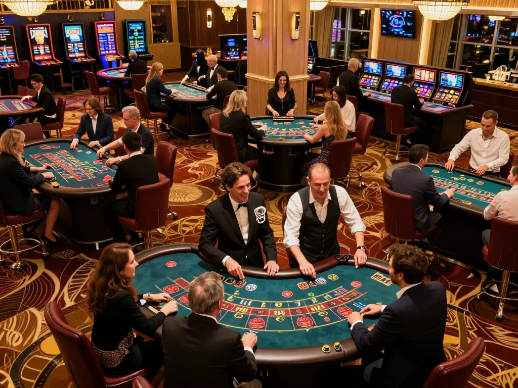 Experience strategic gameplay at mb66an casino with engaging table games and lively atmosphere.