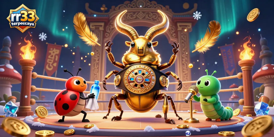 Engage with rr33 terpercaya in thrilling casino action featuring a vibrant 3D illustration of gaming characters.