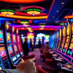 Menangkan jackpot pada Slot Game yang menarik dengan mesin berwarna-warni.