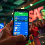 Menampilkan SBOBET dalam konteks taruhan olahraga yang dinamis dan menarik.