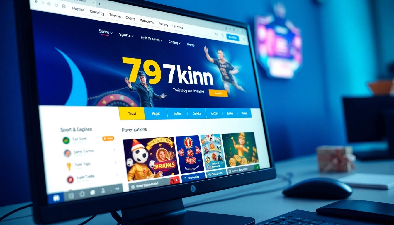 Online gambling experience on 79king hn showcasing games and promotions.