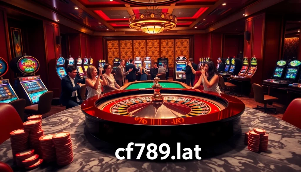 Experience the excitement at https://cf789.lat with vibrant casino tables and thrilling games.