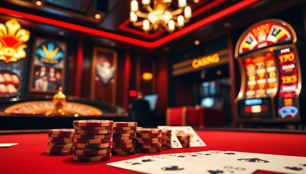 Experience excitement at the casino table with https://kingarthurcafe.com/menu showcasing vibrant poker chips and cards.