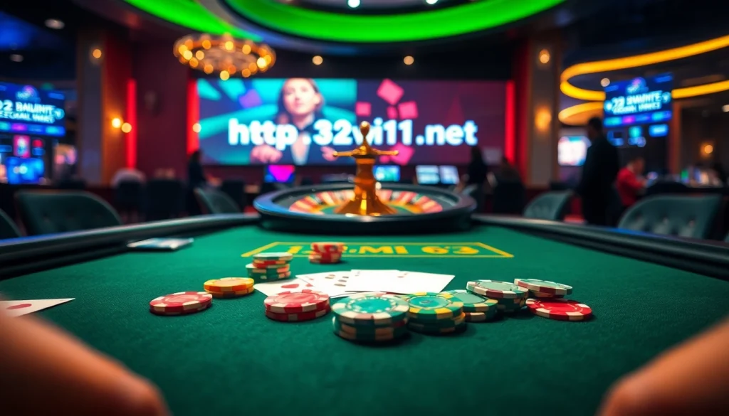 Engage in thrilling gameplay at http://32win11.net/ with vibrant casino tables and dynamic betting action.