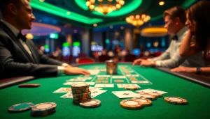 에볼루션 바카라에서 플레이어와 딜러가 참여하는 게임을 즐기는 모습