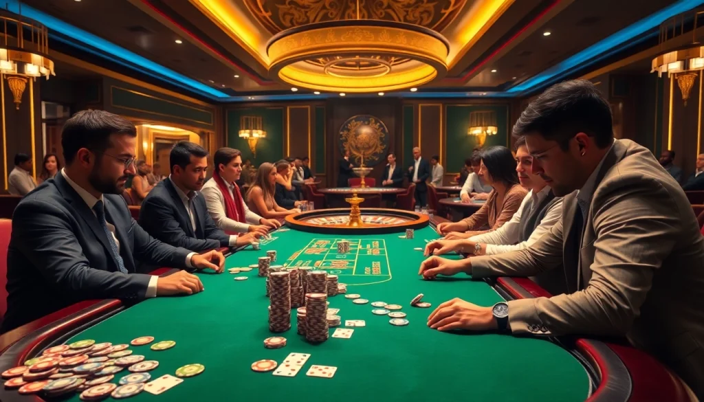 Experience high-stakes poker action at the luxurious rik vip casino.