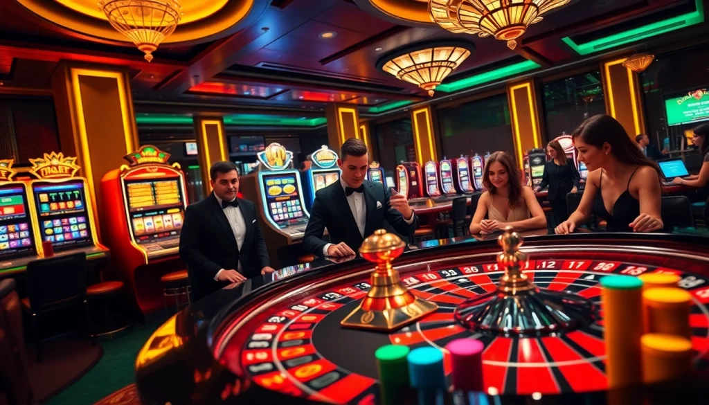Engage in thrilling gameplay at https://kubetkyc.com featuring a vibrant roulette table and excited players.