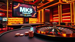 Experience the thrill of online gaming with MK8 เครดิตฟรี at an elegant casino.