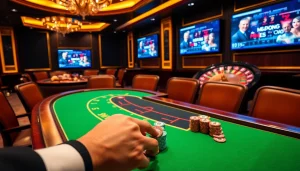 Place bets at MK8's luxurious poker table, surrounded by excitement and opportunity.