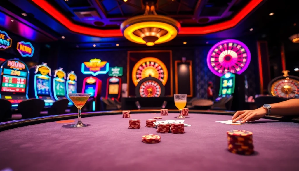 Engage with excitement at a luxurious casino scene featuring poker, slots, and eco-friendly touches at https://ecogreenbuilders.in/contact/.