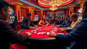 Experience the excitement at Gopay88 casino with thrilling table games and vibrant chips.