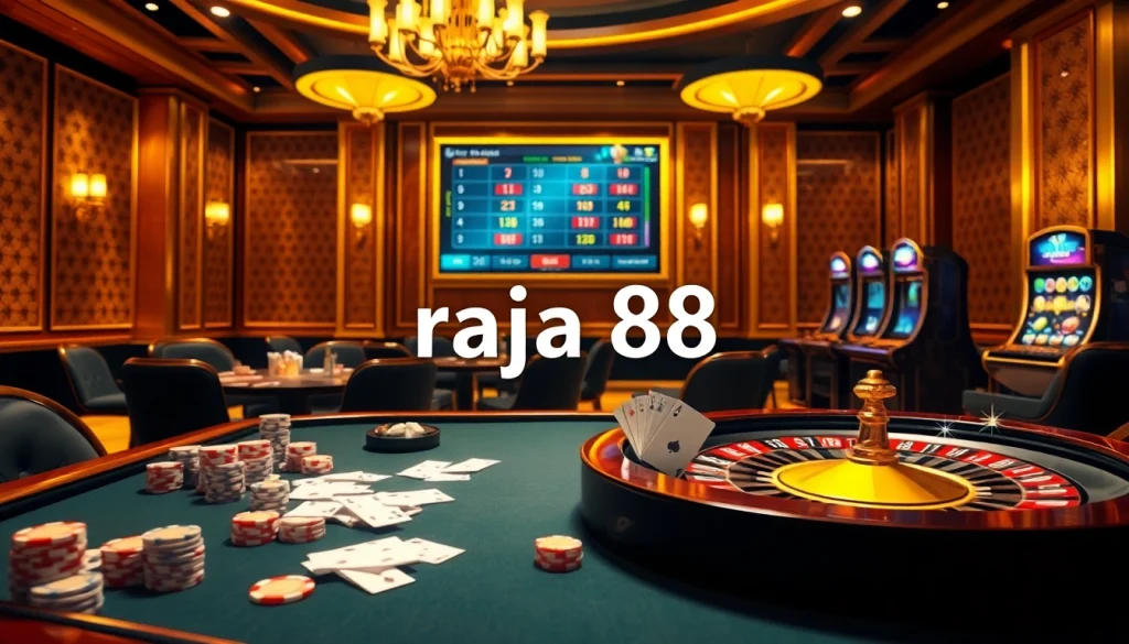 Experience the thrill of raja 88 with vibrant casino activities and engaging gameplay.