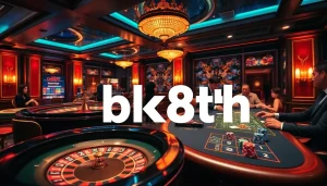 Experience the excitement at bk8th casino with dynamic players and luxurious gaming tables.