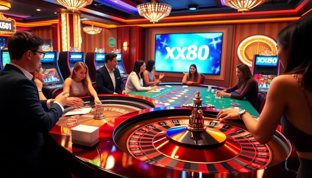 Experience excitement at https://xx88.nl/ with players enjoying casino games and vibrant betting atmosphere.
