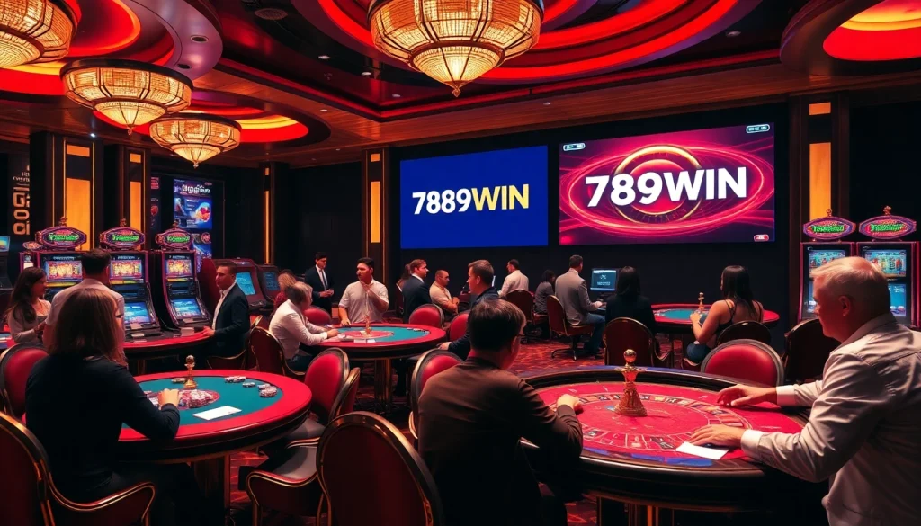 Experience the thrill of 789WIN with vibrant casino games and luxurious ambiance.