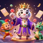 Experience the excitement of slot88 resmi with a vibrant, dynamic casino illustration featuring game elements.