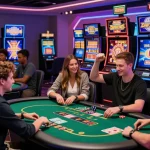 Engaging players at new online casinos UK enjoying diverse games in a lively environment.